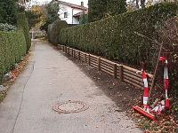 Stützbeet für eine Hecke © by www.bauunternehmen-blatt.de